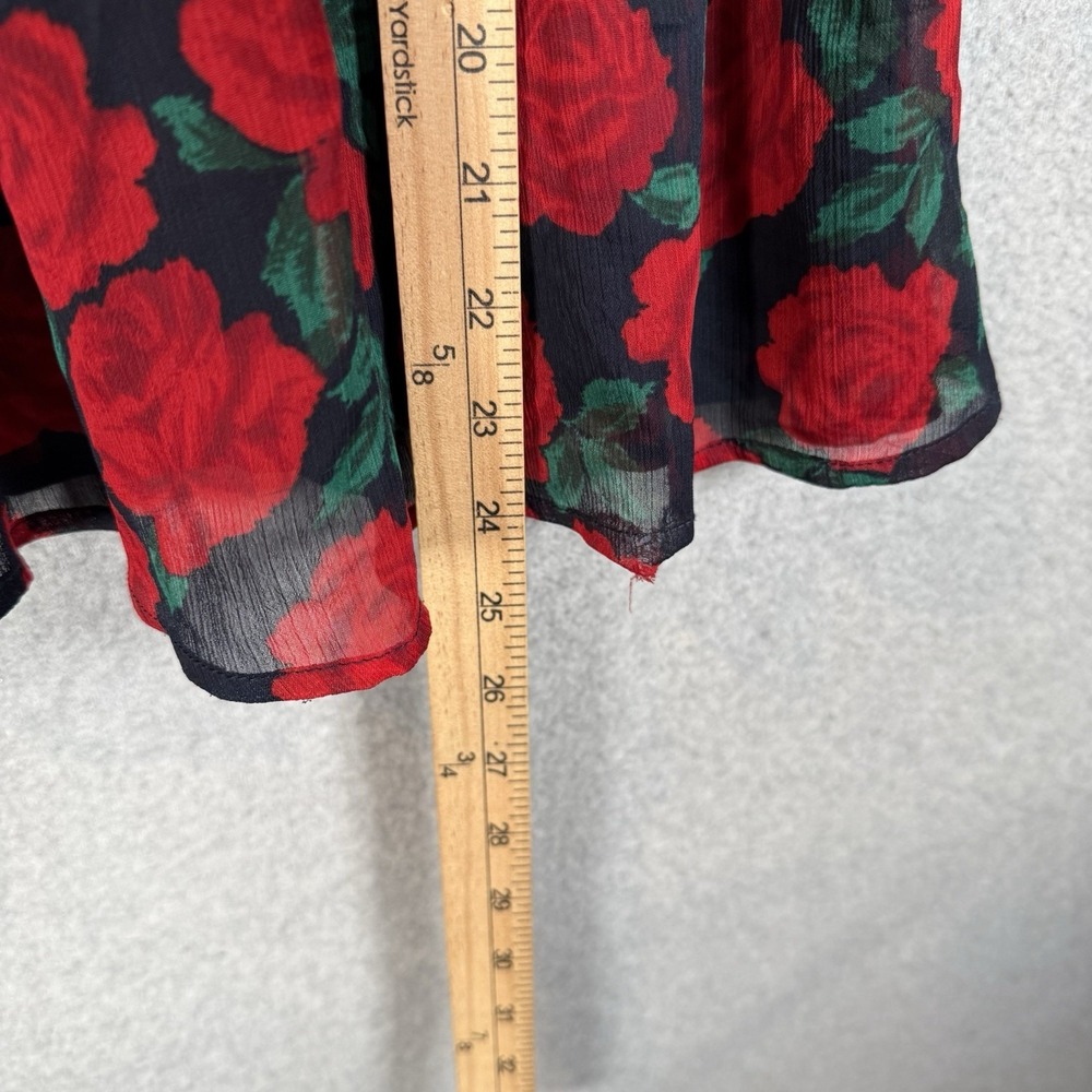 Janie and Jack Girls The Holiday Frills Dress Dark Marine Rose Size 6 - Picture 6 of 8